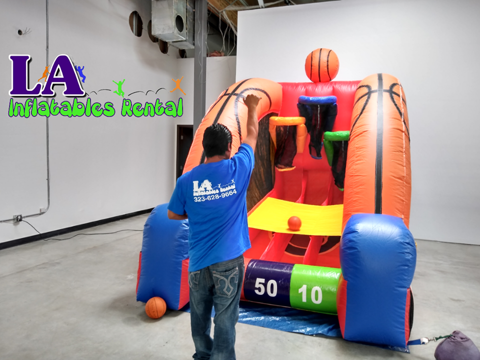 Inflatables Basketball Interactive Games Rental Los Angeles